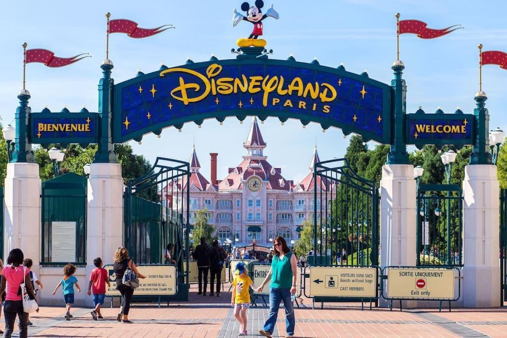 L'Olivier Centre Ville Parking Disneyland 4 Personnes Et 1 Bebe Bailly-Romainvilliers Dış mekan fotoğraf